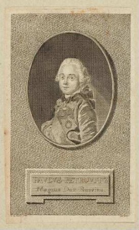 Bildnis von Paul I. (1754-1801) Zar von Russland