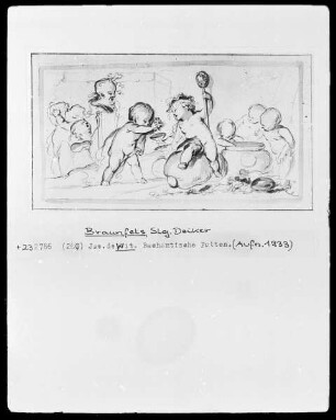 Baccantische Putten. Studie zu einer reliefartigen Surporte