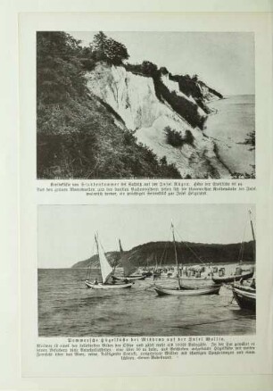 Kreideküste von Stubbenkammer bei Saßnitz auf der Insel Rügen