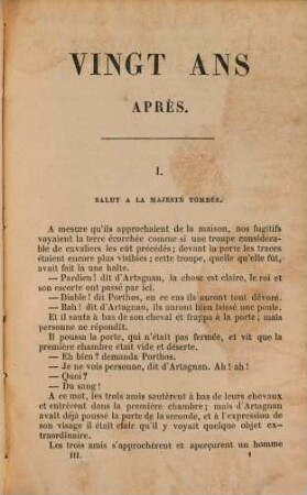 Vingt ans après : Par Alexandre Dumas, 3