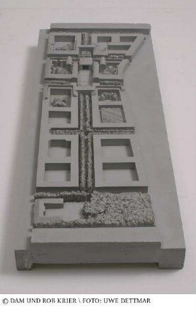 Schinkelplatz - Modell der Gesamtanlage (frühe Variante)