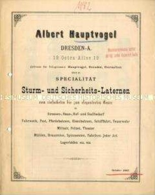 Sturm- und Sicherheits-Laternen