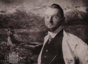 Porträt des Malers Erich Erler-Samaden