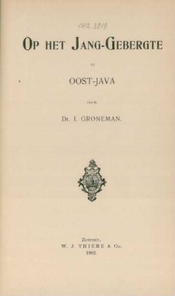 Op het Jang-gebergte in Oost-Java