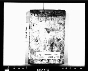 Kuratorien- und Konsensbuch