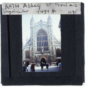 Bath, Abteikirche : Westfassade