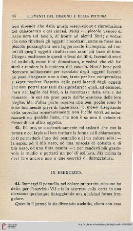IX. Esercizio