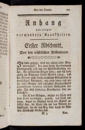 201-240, Vierter Theil. Anhang von einigen verwandten Krankheiten.