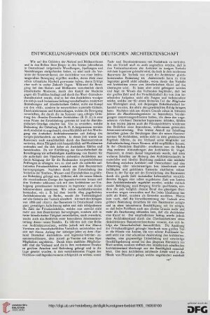 Entwicklungsphasen der deutschen Architektenschaft