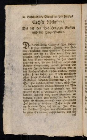 82-91, Sechste Abtheilung.