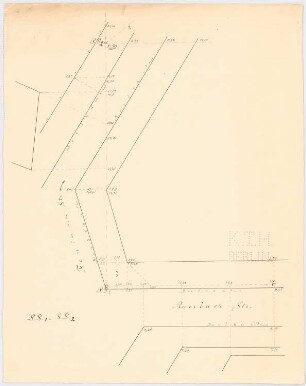 Kolonie Berlin-Grunewald: Lageplan Auerbachstraße/Fontanestraße