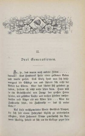 II. Drei Generationen