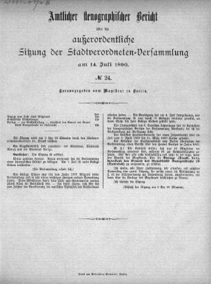 No. 24, 14. Juli 1890