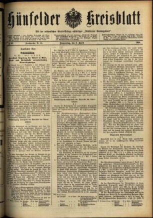 Ausgabe vom Donnerstag, den 06. April 1916.