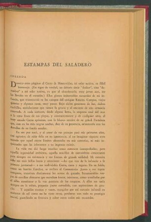 Estampas del Saladero