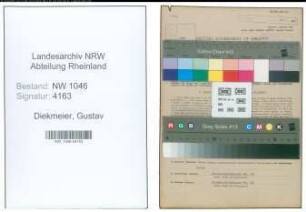 Entnazifizierung Gustav Diekmeier , geb. 05.04.1893 (Landwirt)