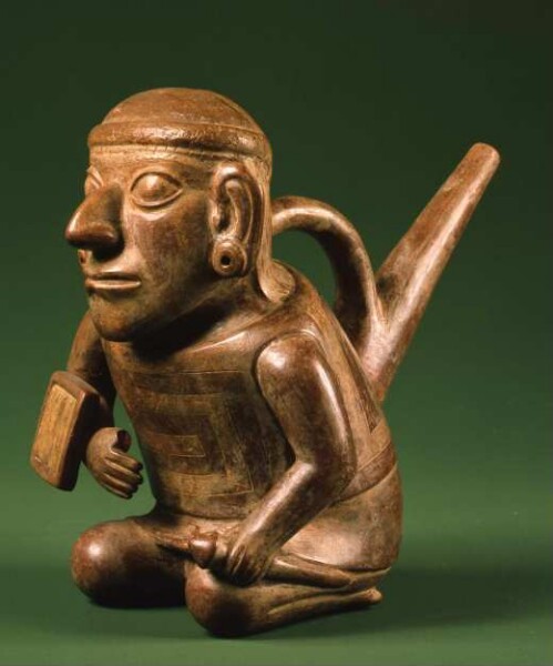 Seated anthropomorphic figure