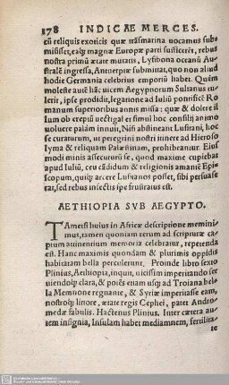 Aethiopia sub Aegypto.