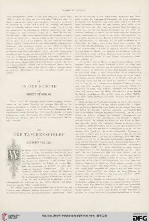Der Taschenspieler Vautier, Benjamin