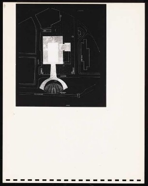 Sammelmappe: Schauspielhaus, Düsseldorf Wettbewerb: Lageplan