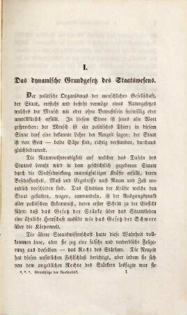 Grundsätze der Realpolitik : angewendet auf die staatlichen Zustände Deutschlands, [1]