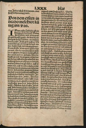 Von dem ersten india do melchior künig inn was.
