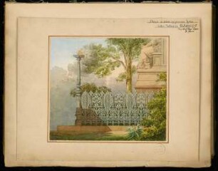 Gusseisernes Gitter Monatskonkurrenz Juli 1876: Ansicht
