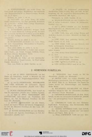 2. Herender Porzellan (Nr. 41 - 110)