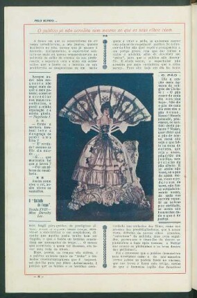 O "Bailado do leque" : Século XVIII. - Miss Dorothy Lee
