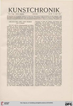 Heft 29 (14. April 1916)