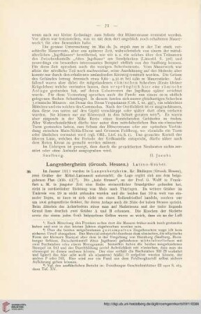 4: Langenbergheim (Grossh. Hessen) : Latène-Gräber