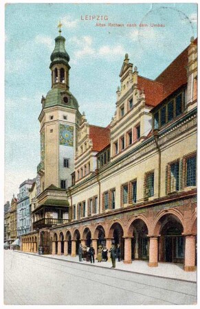 Leipzig : altes Rathaus nach dem Umbau