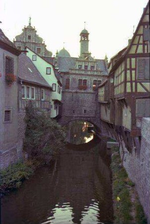 Marktbreit: Schlossgraben mit Schloss [Maintor]