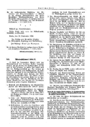 Winterhilfswerk 1936/37 : [Allgemeine Verwaltungssachen] ; [Für das Reich] ; [Amtliche Erlasse] ; [Amtlicher Teil]