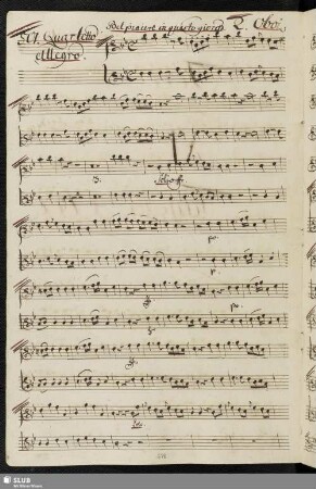 501. Quartetto: Bel piacere in questo giorno / Anfossi, P.