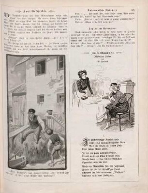 "Zwei Gescheidte" "Im Restaurant - Moderne Lieder von W. Herbert"