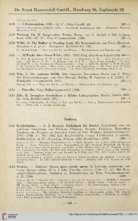 Nachtrag (Nr. 1615 - 1616)