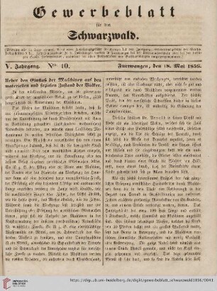 Nro. 10 (18. Mai)