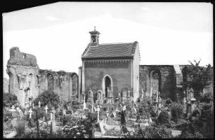 Bautzen. Nicolai-Ruine, Kapelle und wendischer Friedhof