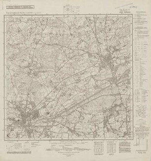 4311 (alte Nr.: 2433) Lünen, Topographische Karte 1:25000 (4cm - Karte)