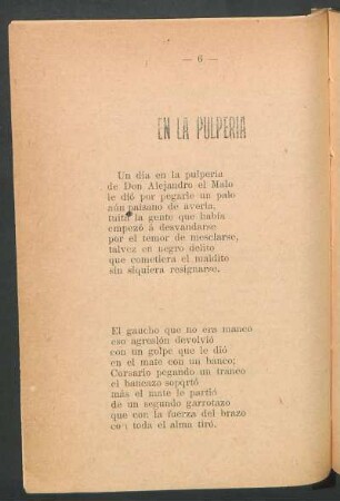 En la pulpería