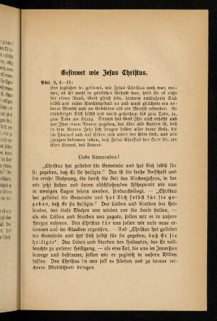 107-113, 16. Gesinnet wie Jesus Christus