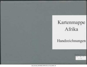 Abessinien südlich von Antalo : Handzeichnungen : Kartensammlung