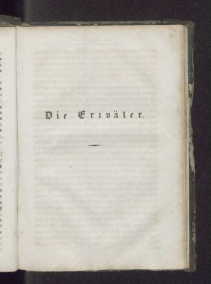 Die Erzväter.