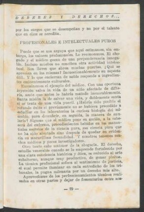 Profesionales e intelectuales puros