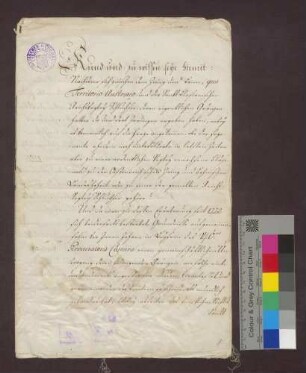 Landmarkenberichtigung zwischen dem Zwing und Bann von St. Blasien und der Reichsvogtei Schluchsee.