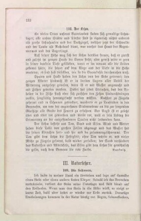 III. Naturlehre