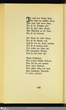 [Ich weiß eine Maget schone]