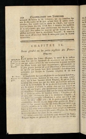 132-142, Chapitre IX