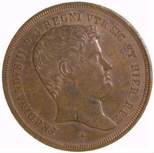 Münze, 10 Tornesi, 1838
